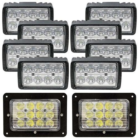 Aftermarket Complete Fits Case IH 91009300 SeriesSteiger LED Light Kit 2620-KM